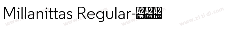 Millanittas Regular字体转换